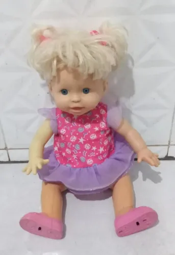 Boneca Little Mommy Dança Comigo Mamãe (Com Defeito)
