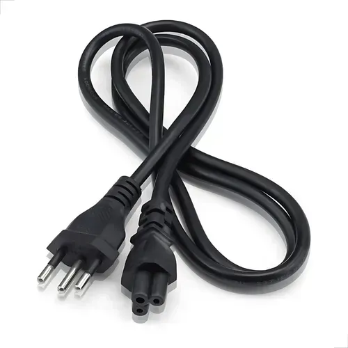Cabo Força Energia Tripolar 3 Pinos Tipo Fonte Notebook Tv