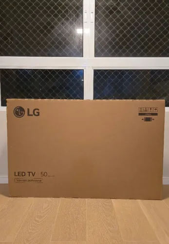 Smart TV LG LED 50" 4K UHD - Lacrada e com NF