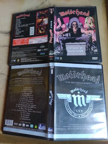 Motorhead Dvds The Best e The Birthday Party (Valor Promocional)