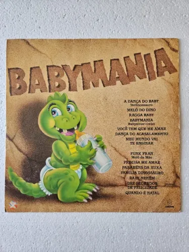 LP Disco Vinil Babymania Familia Dinassauro