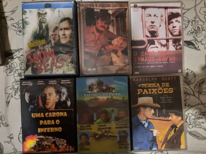 6 DVDS AUTOURADOS NÃO SAIU AQUI NO BRASIL