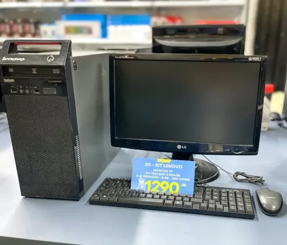 Computador Completo i5 8Gb SSD 240GB Monitor 19" Teclado e Mouse