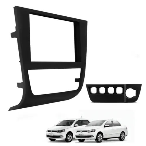 Moldura de Som Tela Multimídia Painel 2din 7'' Polegadas para o Gol / Voyage / Saveiro G6