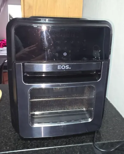 Fritadeira Sem Óleo Air Fryer EOS 12 Litros Premium Digital Touch Titanium EAF12T 110V
