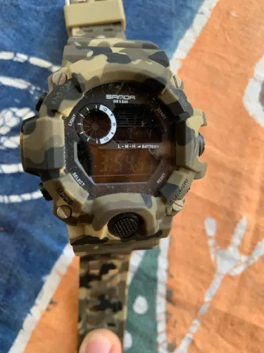Relógio Sanda Camuflado Esportivo