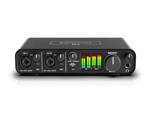 Interface de Audio MOTU M4 4 in 4 Out USB  NOVO!