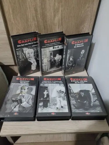 Charlie Chaplin Filmes VHS 