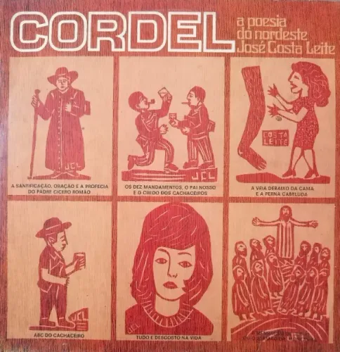LP-Disco vinil-José Costa Leite-Cordel-A Poesia do Nordeste-Ano 1982