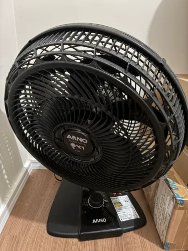 Ventilador Arno Turbo Force 2 em 1 Preto VF42