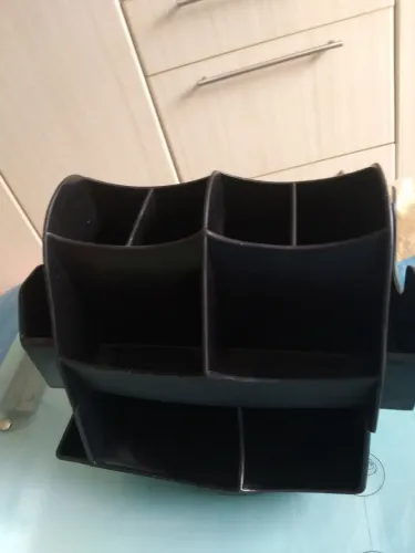 Organizador de mesa para escritório giratório