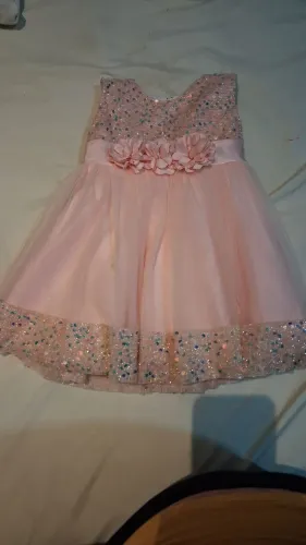 Vestido rosa bebe