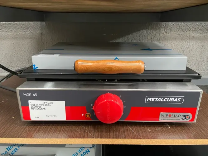 MGE-45 GRILL ELÉTRICO - METALCUBAS