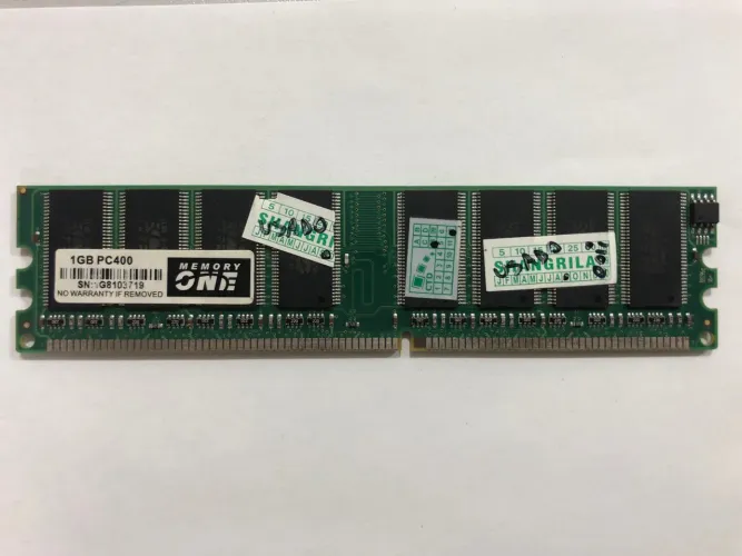 Memorias Ddr400 1gb Seminovo Funcionando 100% One