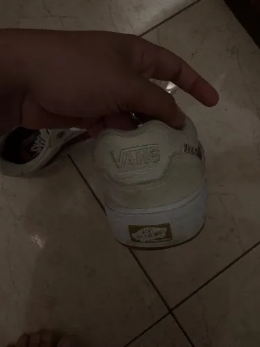 Tênis Vans Wayvee Skate Leather Tan White Original