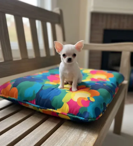 Chihuahua. Filhote pelagem curta pronto para alegrar seus dias! Com vacina e pedigree
