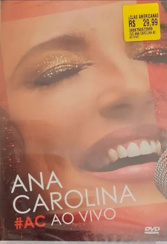 DVD Ana Carolina Ao Vivo
