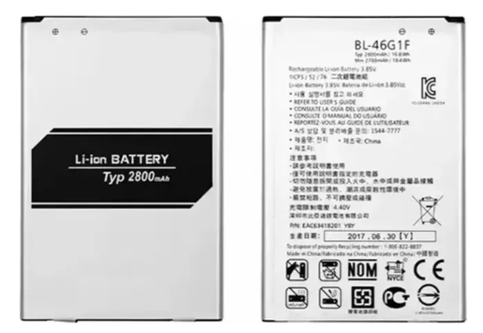 Bateria LG BL46G1F LG K10 (2017 Novo) Nova e Original
