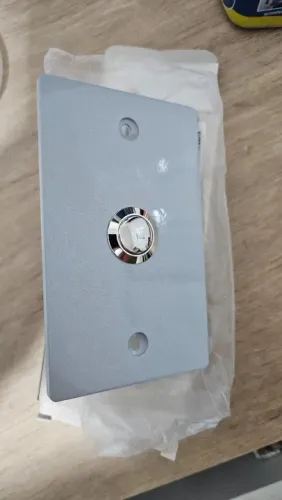 Botão De Saída Com Moldura Ac6091 Inox - Intelbras