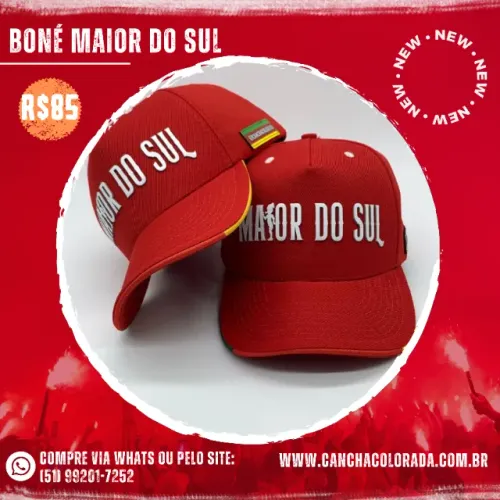 Boné Maior Do Sul Premium - Vermelho
