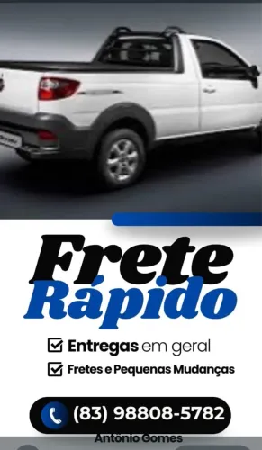 Fretes, pequenas mudanças e montagem de móveis 