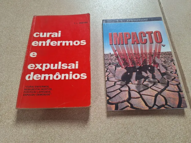 Livros de T.L. Osborn - Curai enfermos e Expulsai Demônios e Impacto
