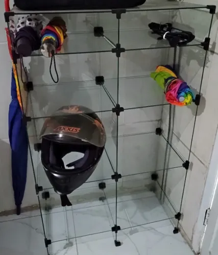 Balcão de Atendimento em Vidro - 104 altura e 63 largura