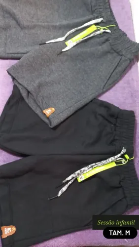 Shorts moletom infantil