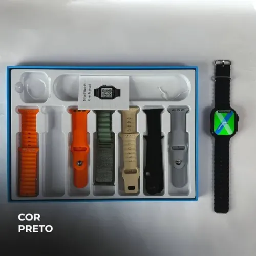 Smartwatch WS10-2 - Modelo novo - Chamadas via Bluetooth - Lacrado