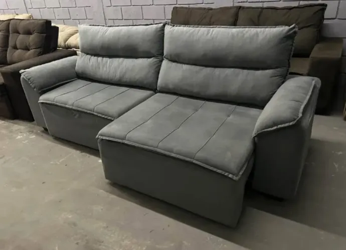 Sofá Retrátil e Reclinável 2.50m NOVO ( Direto da Fábrica )