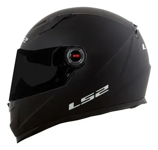 Capacete Ls2 Ff358 Monocolor Preto Fosco Black