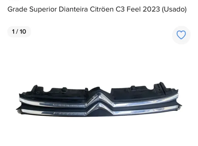 Grade Dianteira Citroën C3 Feel 2023