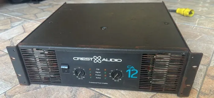 CREST AUDIO CA12-AMPLIFICADOR DE POTÊNCIA PARA PADRÃO DE SOM PROFISSIONAL (USADO)