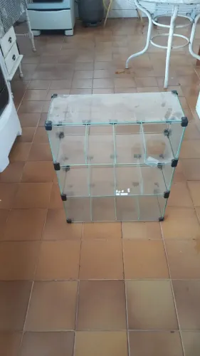 Vitrine de Vidro tipo casulo 60 alt x 50 larg x 20 prof