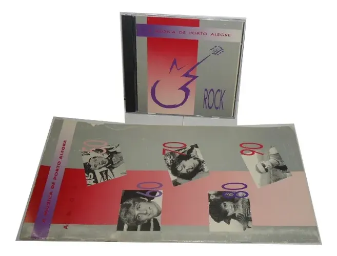 Cd A MÚSICA de PORTO ALEGRE - ROCK 1993 Br com Livreto - SUPER RARO
