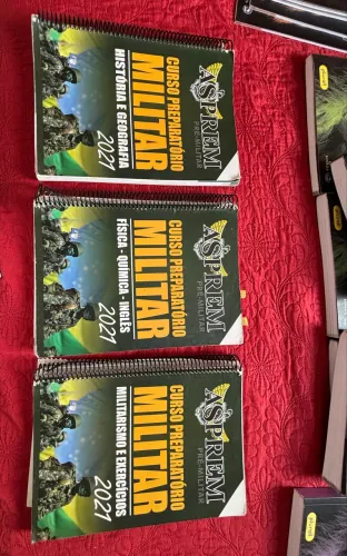 Livros Pré militar (Aeronáutica, Marinha e Exército) 