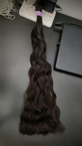 Cabelo humano legítimo 65cm 5.98 o grama!