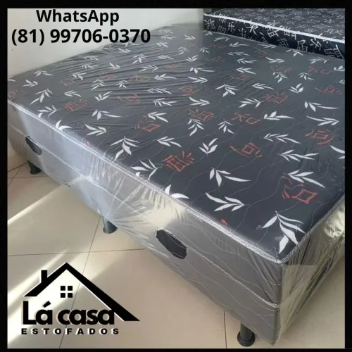 Cama box casal - Nova Lacrada com Garantia.