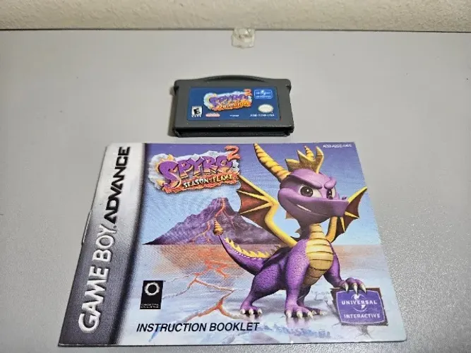 Jogo Spyro 2 Season of Flame GBA | Original | Com Manual | Americano