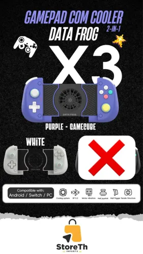 Controle Data Frog X3 Para Celular Bluetooth