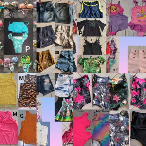 Lote de várias peças de roupa (ACEITO CARTÃO)