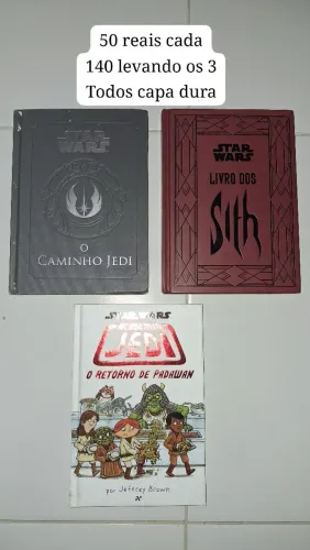 Livros Star Wars capa dura