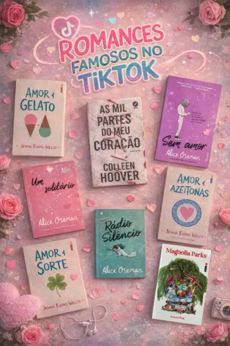 Lote Livros Romance Tik Tok: Amor & Gelato, Colleen Hoover, Rádio Silêncio, entre outro...