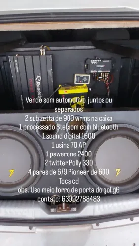 Vendo som automotivo