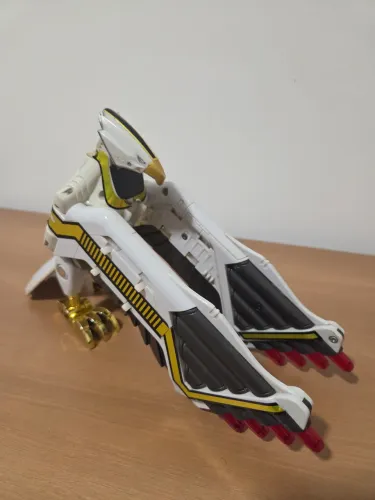 Megazord Falcão Branco Power Rangers Bandai
