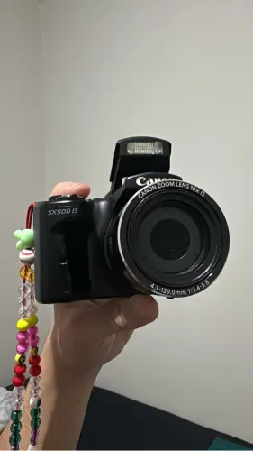 Canon PowerShot SX500 IS - Completa e Impecável!