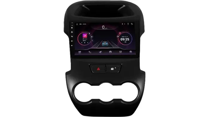 Autorrádio para Ford Ranger 2012/15 Limited/XLT Hetzer H-Pro 4G 9" Bluetooth + Câmera de R