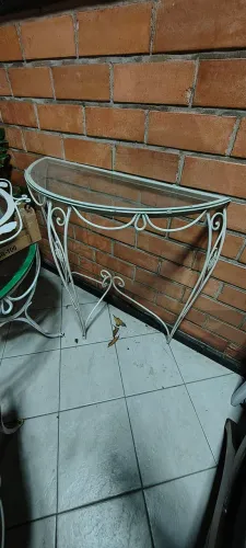 Conjunto para sala de Ferro Retrô