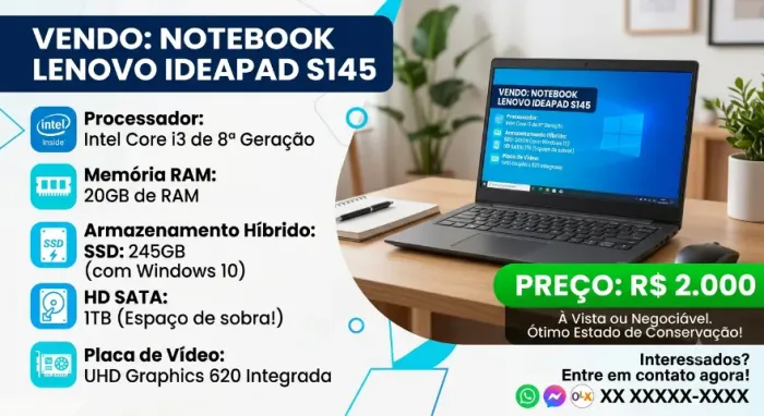 Notebook IdeaPad S145