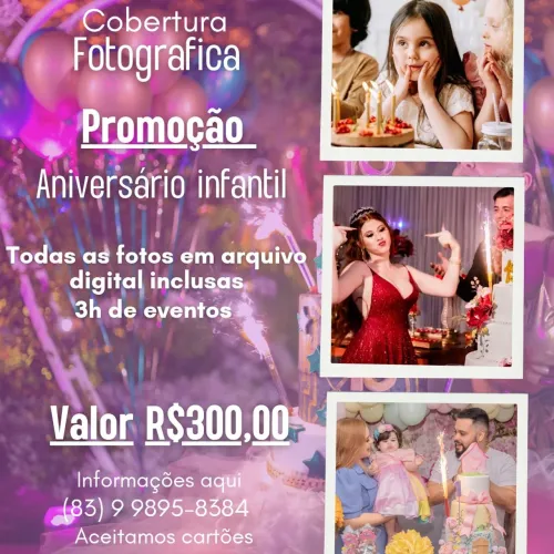 Cobertura fotográfica 